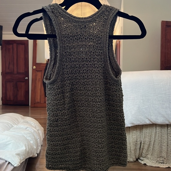 Aerie xs knit tank in green - Picture 2 of 2